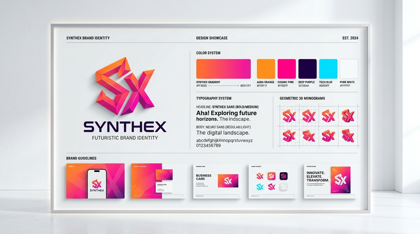 Cromp Brand Identity System Showcase